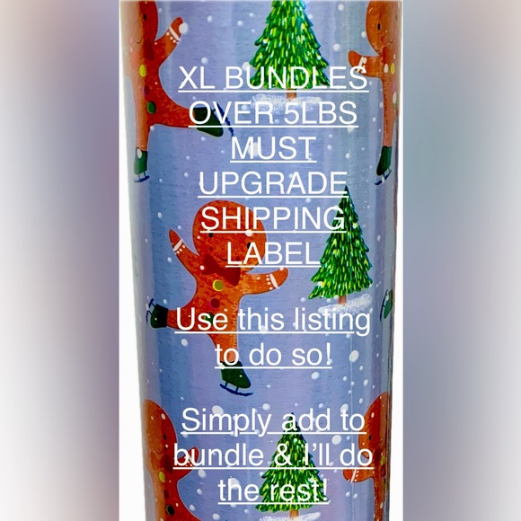 UPGRADED SHIPPING LABEL FOR BUNDLES >5LBS - Picture 1 of 1